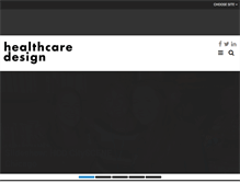 Tablet Screenshot of healthcaredesignmagazine.com